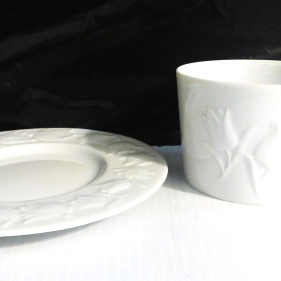 6x 1979 Block Spal TEACUP & SAUCER Set of 6 PRIMAVERA Tulip Flower Herbal Tea Ba - Picture 13 of 14